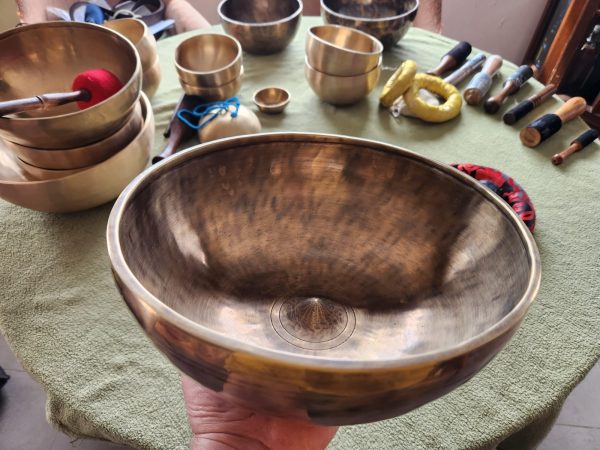 ⁦קערה טיבטית לינגם - LINGAM 27.7 ס"מ⁩ – תמונה ⁦8⁩